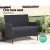 Gardeon 4-Seater Dark Grey Outdoor Sofa Set - PE Wicker, Steel Frame, Tempered Glass Table, Storage Cover Included Gardeon 4-Seater Dark Grey Outdoor Sofa Set - PE Wicker, Steel Frame, Tempered Glass Table, Storage Cover Included