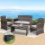 Gardeon 4-Piece Outdoor Sofa Set: Grey Rattan, Steel Frame, Cushions, Storage Cover, UV Resistant, Indoor/Outdoor Use Gardeon 4-Piece Outdoor Sofa Set: Grey Rattan, Steel Frame, Cushions, Storage Cover, UV Resistant, Indoor/Outdoor Use