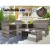 Gardeon 4-Piece Grey Outdoor Furniture Set: Rattan Sofa, Chairs & Table with Cushions, Weather-Resistant Wicker Gardeon 4-Piece Grey Outdoor Furniture Set: Rattan Sofa, Chairs & Table with Cushions, Weather-Resistant Wicker