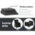 Gardeon Outdoor Recliner Chair Set, Adjustable Wicker Lounger with Ottoman, UV-Resistant, Black, High-Density Cushions