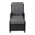 Gardeon 2PC Black Wicker Recliner Set: UV-Resistant, Adjustable, Steel Frame, High-Density Cushions, Indoor/Outdoor Use