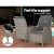Gardeon 2PC Grey Recliner Chair Set with Ottomans - Adjustable Wicker Lounger for Indoor & Outdoor Comfort, UV-Resistant Gardeon 2PC Grey Recliner Chair Set with Ottomans - Adjustable Wicker Lounger for Indoor & Outdoor Comfort, UV-Resistant