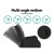 Gardeon 5PC Black Wicker Outdoor Furniture Set - Adjustable Recliner Chairs, Ottomans & Table, UV & Weather Resistant