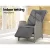 Gardeon Adjustable Wicker Recliner Chair – UV & Weather-Resistant, Steel Frame, High-Density Cushion, 57x65x95cm, Grey