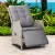 Gardeon Adjustable Wicker Recliner Chair – UV & Weather-Resistant, Steel Frame, High-Density Cushion, 57x65x95cm, Grey