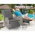Gardeon 2PC Grey Wicker Recliner Chairs: UV-Resistant, Adjustable, Steel Frame, High-Density Cushions for Indoor/Outdoor Use