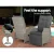 Gardeon 2PC Grey Wicker Recliner Chairs: UV-Resistant, Adjustable, Steel Frame, High-Density Cushions for Indoor/Outdoor Use