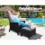 Gardeon Outdoor Recliner Chair Set - Black Wicker Lounge with Adjustable Backrest & Ottoman, UV & Weather-Resistant Gardeon Outdoor Recliner Chair Set - Black Wicker Lounge with Adjustable Backrest & Ottoman, UV & Weather-Resistant