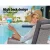 Gardeon 3PC Outdoor Recliner Set with Adjustable Wicker Chairs, Ottoman, and Glass Table - UV & Weather-Resistant, Grey