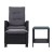 Gardeon 5PC Outdoor Recliner Set: UV-Resistant Wicker, Adjustable Back, Steel Frame, Glass Table, Black