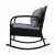 Gardeon 2PC Rocking Chair & Table Set: Weather-Resistant Wicker Furniture with Cushions, Tempered Glass, UV Protection