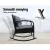 Gardeon 2PC Rocking Chair & Table Set: Weather-Resistant Wicker Furniture with Cushions, Tempered Glass, UV Protection
