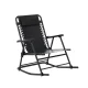 Gardeon Outdoor Folding Rocking Chair, Steel Frame, Textilene Fabric, 93x59x96cm, Lightweight, Reclining Patio Recliner