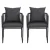 Gardeon 2PC Outdoor Dining Chairs, Steel Frame, UV-Resistant Woven Rope, Removable Cushions, 52.5x47x70cm, Indoor