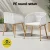 Gardeon 2PC Outdoor Dining Chairs - White PE Wicker, Steel Frame, UV-Resistant, 60x50x80cm, Plush Cushions Included