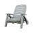 Gardeon Grey Sun Lounger with Wheels - Weather-Resistant, Adjustable Recliner Chair, Portable Outdoor Furniture Gardeon Grey Sun Lounger with Wheels - Weather-Resistant, Adjustable Recliner Chair, Portable Outdoor Furniture