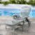 Gardeon Grey Sun Lounger with Wheels - Weather-Resistant, Adjustable Recliner Chair, Portable Outdoor Furniture Gardeon Grey Sun Lounger with Wheels - Weather-Resistant, Adjustable Recliner Chair, Portable Outdoor Furniture