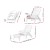 Gardeon Sun Lounger Folding Chaise Lounge Chair with Wheels, Weather-Resistant PP, Adjustable Backrest, 150kg Capacity