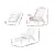Gardeon Sun Lounger Folding Chaise Lounge Chair with Wheels, Weather-Resistant PP, Adjustable Backrest, 150kg Capacity