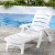 Gardeon Sun Lounger Folding Chaise Lounge Chair with Wheels, Weather-Resistant PP, Adjustable Backrest, 150kg Capacity