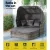 Gardeon Extra-Large Modular Outdoor Day Bed - UV-Resistant Wicker, Steel Frame, Water-Resistant Fabric, Grey, 156x160cm