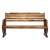 Gardeon 3-Seater Outdoor Garden Bench - Rustic Fir Wood Wagon Wheel Design, UV-Resistant, 300kg Capacity, 142cm