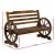 Gardeon 2-Seater Outdoor Wagon Bench - Fir Wood, Rustic Charcoal Brown, UV & Weather-Resistant, 220kg Capacity