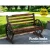 Gardeon 2-Seater Outdoor Wagon Bench - Fir Wood, Rustic Charcoal Brown, UV & Weather-Resistant, 220kg Capacity