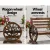 Gardeon 2-Seater Outdoor Wagon Bench - Fir Wood, Rustic Charcoal Brown, UV & Weather-Resistant, 220kg Capacity