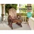 Gardeon Wooden Wagon Chair, Canadian Fir, 68x63x99cm, Brown - Rustic Outdoor Seating, Weather & UV Resistant