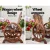 Gardeon Wooden Wagon Chair, Canadian Fir, 68x63x99cm, Brown - Rustic Outdoor Seating, Weather & UV Resistant