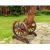 Gardeon Wooden Wagon Chair, Canadian Fir, 68x63x99cm, Brown - Rustic Outdoor Seating, Weather & UV Resistant