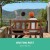 Gardeon Rustic Fir Wood Wagon Wheel Garden Bench, 2-Seater, UV-Resistant, 220kg Capacity, Brown, 111x52x77cm