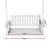 Gardeon Wooden Porch Swing Chair - White Fir Wood 2-Seater with Heavy-Duty Chain, Indoor/Outdoor Use, 300kg Capacity