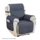 Artiss 100% Water-Resistant Recliner Chair Cover, Grey - Microfibre, Quilted Design, Anti-Slip, Machine Washable, 1-Seater