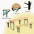 Gardeon 3pc Outdoor Furniture Set - Fir Wood Table & Benches, Rust-Resistant, Foldable, Seats 6, 1-Year Warranty