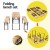 Gardeon 3pc Outdoor Furniture Set - Fir Wood Table & Benches, Rust-Resistant, Foldable, Seats 6, 1-Year Warranty