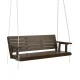 Gardeon Wooden Porch Swing Chair with Chains, 3 Seater, Solid Fir, Indoor/Outdoor, 300kg Capacity, Brown, 154x64x42cm