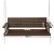 Gardeon Wooden Porch Swing Chair with Chains, 3 Seater, Solid Fir, Indoor/Outdoor, 300kg Capacity, Brown, 154x64x42cm