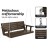 Gardeon Wooden Porch Swing Chair with Chains, 3 Seater, Solid Fir, Indoor/Outdoor, 300kg Capacity, Brown, 154x64x42cm