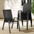 Gardeon 6PC Black Stackable Outdoor Dining Chairs - Weather-Resistant Textilene & Steel, Non-Slip Feet, 150kg Capacity