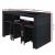 Gardeon 7-Piece Outdoor Bar Set with PE Wicker, Steel Frame, Tempered Glass Top, Cushions, and Weather-Resistant Covers