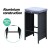 Gardeon 7-Piece Outdoor Bar Set with PE Wicker, Steel Frame, Tempered Glass Top, Cushions, and Weather-Resistant Covers