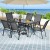 Gardeon 7 Piece Outdoor Dining Set Grey – Steel Frame, Tempered Glass Table, Stackable Chairs, Weather-Resistant Gardeon 7 Piece Outdoor Dining Set Grey – Steel Frame, Tempered Glass Table, Stackable Chairs, Weather-Resistant