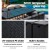 Gardeon Hayman 13-Piece Outdoor Dining Set, Wicker Chairs, Tempered Glass Table, with Cushions & Covers, Black