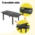 Gardeon 5-Piece Extendable Outdoor Dining Set - Black Aluminium, Seats 4-6, Weather-Resistant Cushions, Easy Assembly