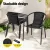 Gardeon 5-Piece Outdoor Dining Set: Steel Frame, Stackable Chairs, Weather-Resistant, 90cm Table, 1-Year Warranty
