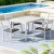 Gardeon Outdoor Dining Set 5-Piece: Extendable Aluminium Table, White, Seats 4-6, Water & UV Resistant, Easy Assembly Gardeon Outdoor Dining Set 5-Piece: Extendable Aluminium Table, White, Seats 4-6, Water & UV Resistant, Easy Assembly