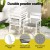 Gardeon 7-Piece White Aluminium Outdoor Dining Set – Seats 6, Weather-Resistant Cushions, Easy Assembly, 1-Year Warranty