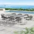 Gardeon 9-Piece Outdoor Dining Set: White Steel Frame, Handwoven Rope, Tempered Glass Table, Water-Resistant Cushions